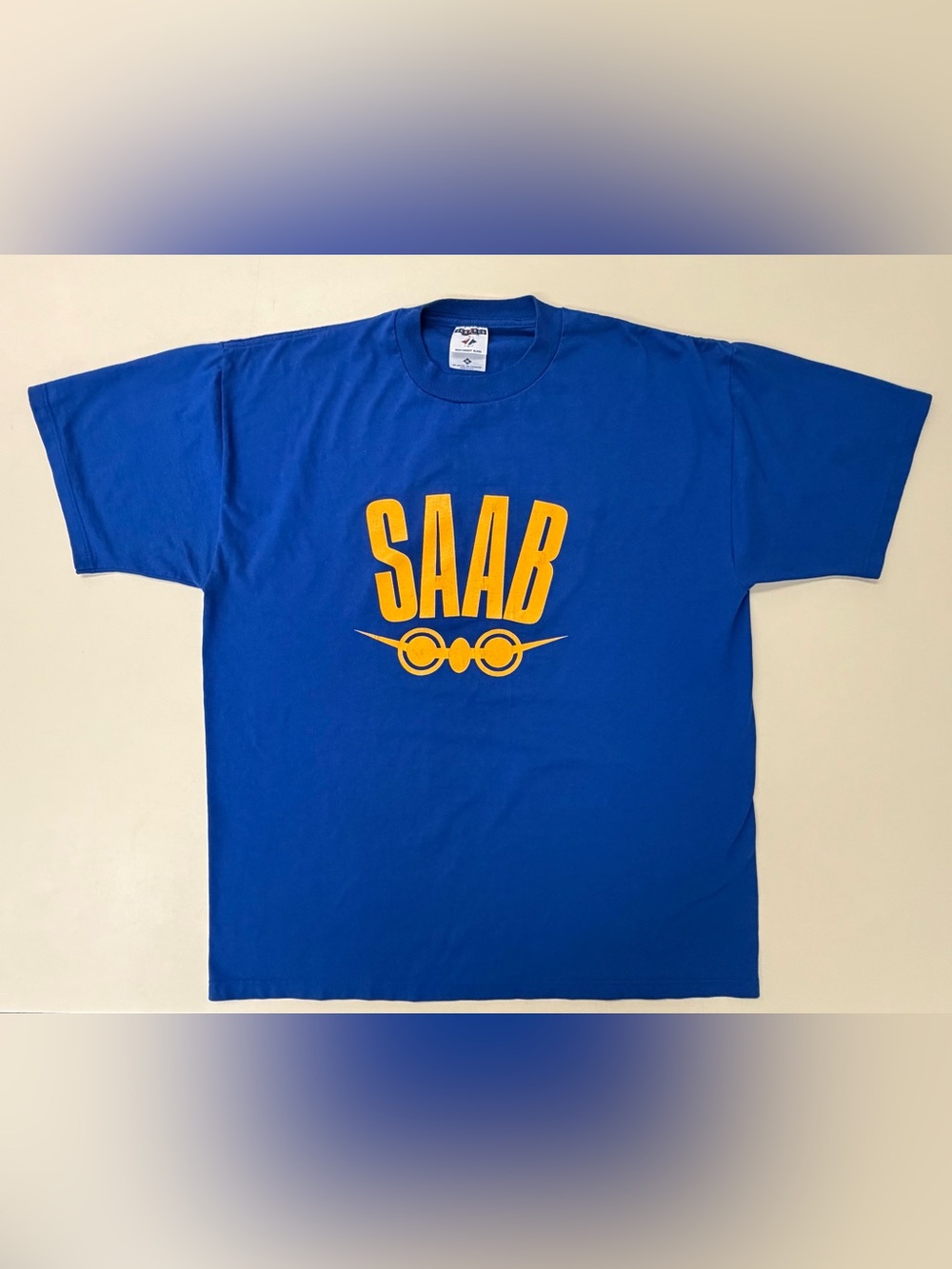 Vtg 1980s 1990s SAAB Automotive Service Teeshirt Size XL Made in U.S.A. Jerzees